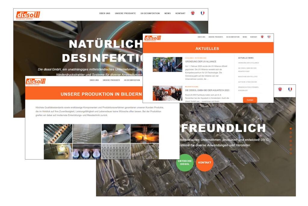 Homepage Dissol UV-Strahlertechnik